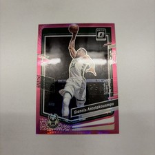 2023-24 Donruss Optic #53 Giannis Antetokounmpo Hyper Pink