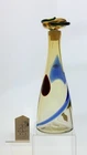 HTF Blenko Handmade Glass 7602-WH Kaleidoscope Decanter 2x Signed Husted Design