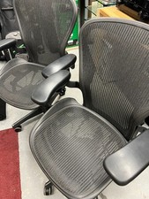 Herman Miller Aeron Office Chair - Black, Size B ( 2 Chairs) Used (£250 Each)
