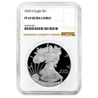 2020-S Proof $1 American Silver Eagle NGC PF69UC Brown Label