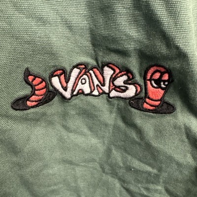 VANS Green Oversized Canvas button down  Jacket  Size Med 