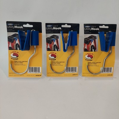 Werner AC56-UH Utility Hook Lock-in System Stepladder SET OF 3 NEW