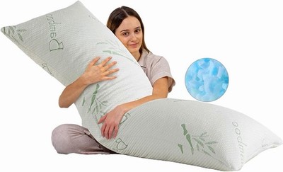 Snuggle-Pedic Bamboo/Derived Rayon Body Pillow - Natural