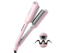 Curling Iron Hair Crimper Waver - TYMO ROVY Beach Waves Curling Wand, Ionic D...