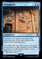 Propaganda 0219 Non Foil Uncommon Doctor Who Commander MTG Near Mint
