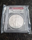 2021 (P) 1oz Silver American Eagle $1 Coin PCGS MS70 Emergency and 1st Day Issue