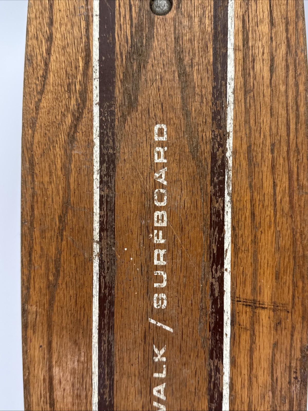 VTG ZIPEES Sidewalk Surfboard 60s Skateboard Manning Mfg Chicago Wood Deck M-444