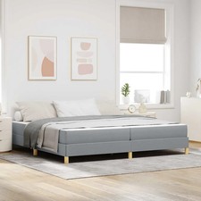 Boxspringbett mit Matratze Stoff Schlafzimmerbett Boxspringmatratze vidaXL