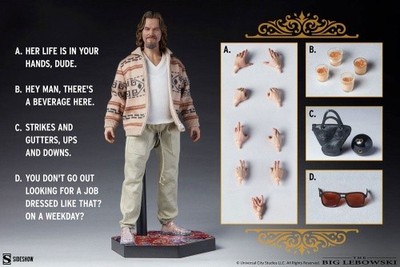 Sideshow Collectibles The Big Lebowski 1/6 The Dude 30 cm Actionfigur