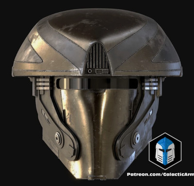 Star Wars Captain Silvo Helm 3D gedruckt RAW Kit