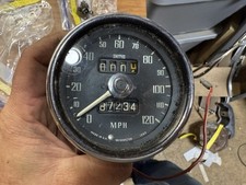 1968 Mgb Overdrive Speedometer Smiths Sn522608 1 1280 120 Mph Needs Work