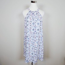 NWT CeCe Bianca Crepe de Chine Sleeveless White Size 10 Festive