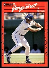 George Brett 1990 Donruss #144 Royals MLB READ FREE SHIPPING AutographDen