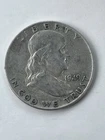 1949 D VF Franklin Silver Half Dollar