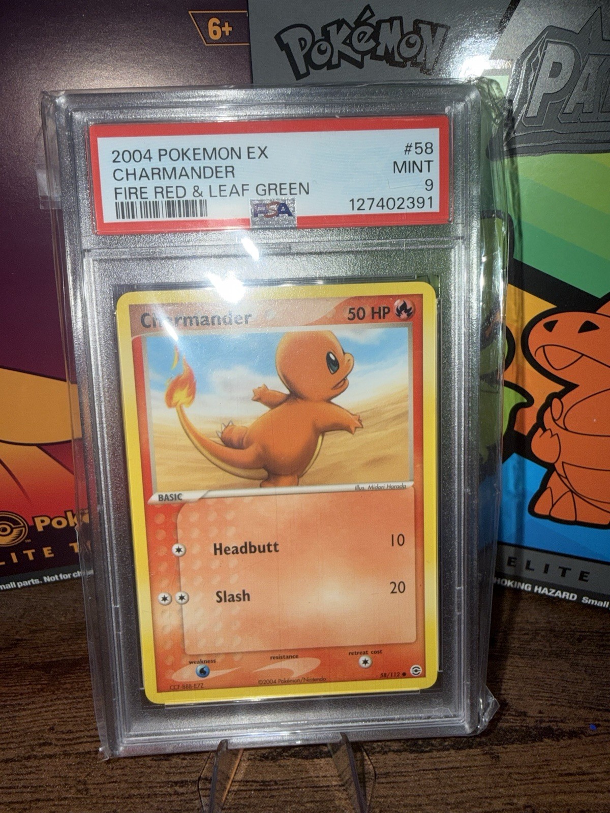 Charmander 58/112 FireRed & LeafGreen Regular Psa 9