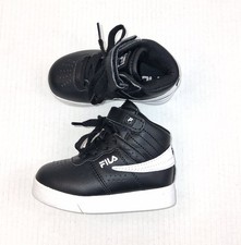 Fila Toddler Vulc 13 MP Diamond Black White Leather Sneakers 7C