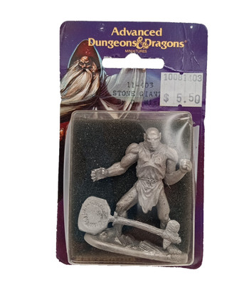 Ral Partha Dungeons & Dragons Stone Giant 11-403 sealed Blister Very Rare RPB67