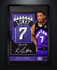 Kyle Lowry Signed Toronto Raptors Mitchell & Ness Jersey Framed PSA COA Auto