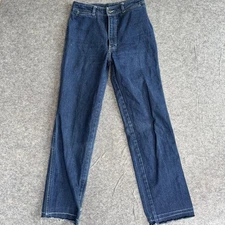 Vtg. Jordache Women's Jeans 32x30 (28x30) Straight Leg Distressed Raw Hem 90s