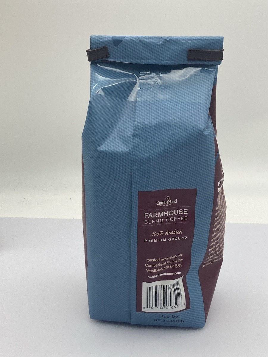 Cumberland Farms Farmhouse Blend Ground Coffee 12 oz Bag Premium 100%  Arabica