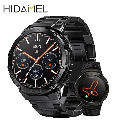 HIDAMEL TANK T3E GPS Smartwatch Herren 60Tage lange Akkulaufzeit 50m Wasserdicht