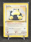 1999 Pokemon TCG WOTC Snorlax 1st Edition Non-Holo Jungle Rare 27/64 HP Damaged