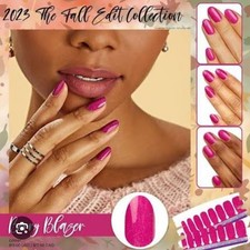 Color Street Nail Polish Strips, Berry Blazer, Glitter, New In Box, READ  