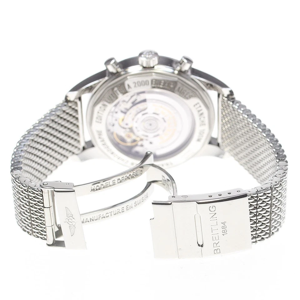 Reloj automático para hombre Breitling Transocean AB0151 cronógrafo esfera negra_844230 Foto 3 de 4