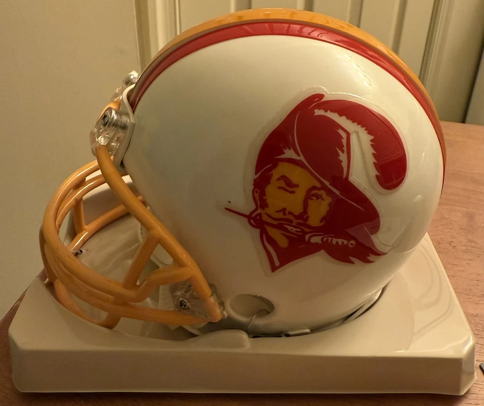 Raro Mini Casco Retro Firmado por Gerald McCoy Tampa Bay Buccaneers Riddell AAA Foto 3 de 4