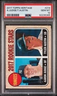 2017 Topps Heritage AARON JUDGE/TYLER AUSTIN Rookie Card PSA 10🔥 #214 Yankees