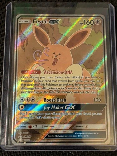 Eevee GX SM233 Promo Cards Full Art GX Holo