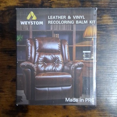 Weystom Leather And Vinyl ReColoring Balm Kit DARK BROWN