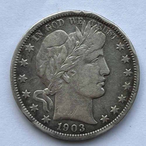 1903 S Barber Half Dollar XF