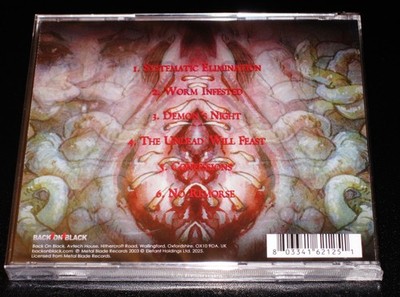 Cannibal Corpse: Worm Infested CD 2025 Reissue Back On Black UK