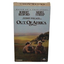 Out Of Africa VHS 1985 Drama Oscar Winner Meryl Streep MCA Home Video
