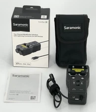 Saramonic SmartRig+ Di  2-Channel Audio Interface w/XLR, 1/4" & 1/8" W Lightning