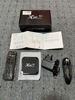 X96mini Android 9 Smart TV BOX Dual WIFI BT HDMI2.0 4K Quad Core Media Player 5G