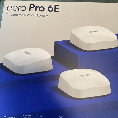 eero pro 6e mesh wifi system 3er Pack