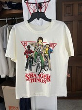 Stranger Things Netflix Graphic T Shirt XL Bike Scene 1983 Official