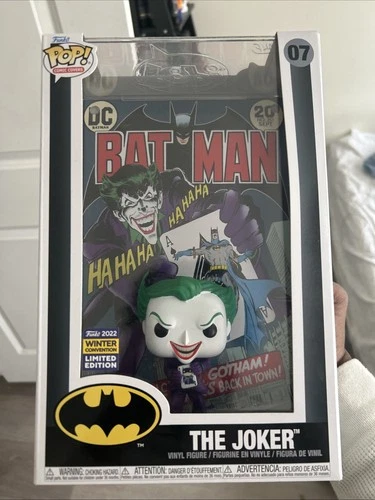 Funko Pop Comic Covers The Joker 07 Winter Convention 2022 Limited Edition