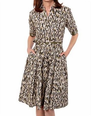 Dizzy-Lizzie Mrs Maisel Print Dress Size S