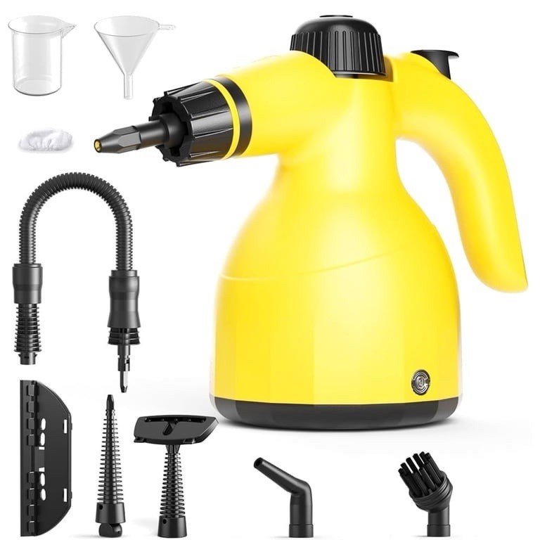 Steam Cleaner for Home, 1000W Multi-Surface Steamer, Portable Natural Steamer