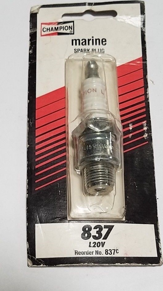 Champion Spark Plug L20V #837 Marine Automotive