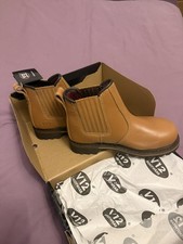 V12 Mens Stampede dealer boots  Tan Leather  size 6 UK New