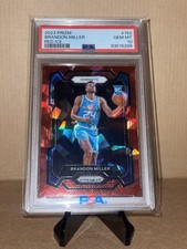 2023-24 Panini Prizm Brandon Miller Red Ice Prizm Rookie RC #152 PSA 10 Hornets