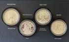 2017 American Liberty 225th Anniversary Silver Four Medal Set w/OGP & COA (17XD)