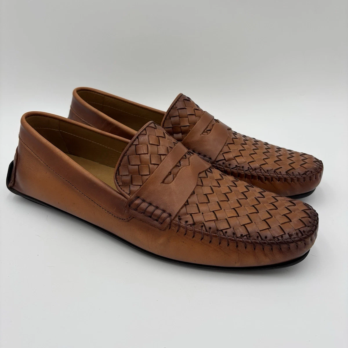Mercanti Fiorentini Leather Loafers Tassel Woven 8 Men Shoes Chunky Grunge City Mercanti Fiorentini 5008 Driving Loafer - Free Shipping | DSW main image 3