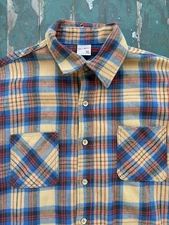 Vintage Men’s Big Mac 100% Woven Cotton Plaid “flannel” In XL
