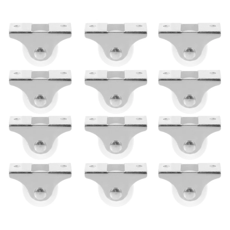  12 Pcs Rollen Für Möbel Mobel Klein Schrankräder Kleine Lenkräder - Bild 3 von 4