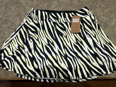 Dona Jo  Court Skirt Skorts Women L  Tennis Pickleball Golf Athleisure NEW 2 Prs